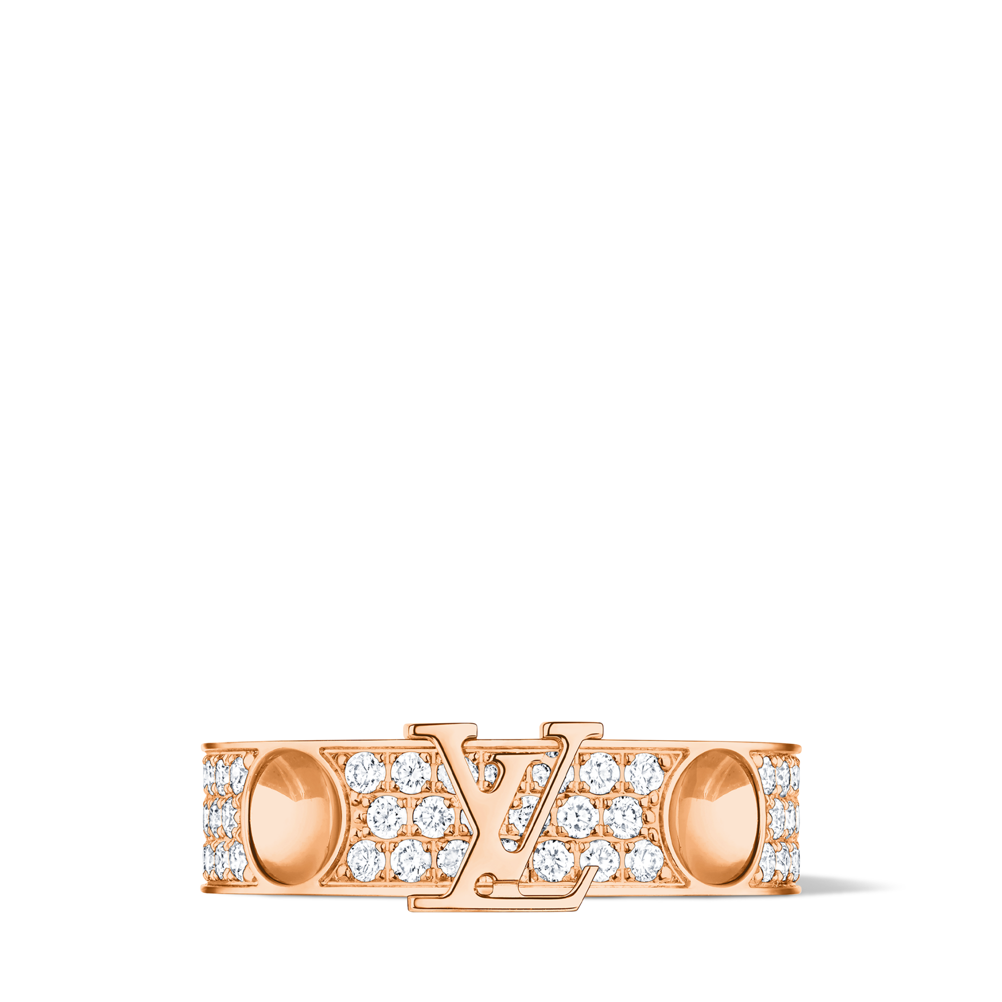 Anillo mediano Empreinte de oro rosa y diamantes  Joyería Categorías Anillos | LOUIS VUITTON (Zoom de producto)
