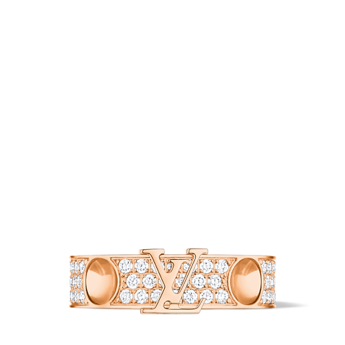 Anillo mediano Empreinte de oro rosa y diamantes Joyería Categorías Anillos | LOUIS VUITTON (Zoom de producto)