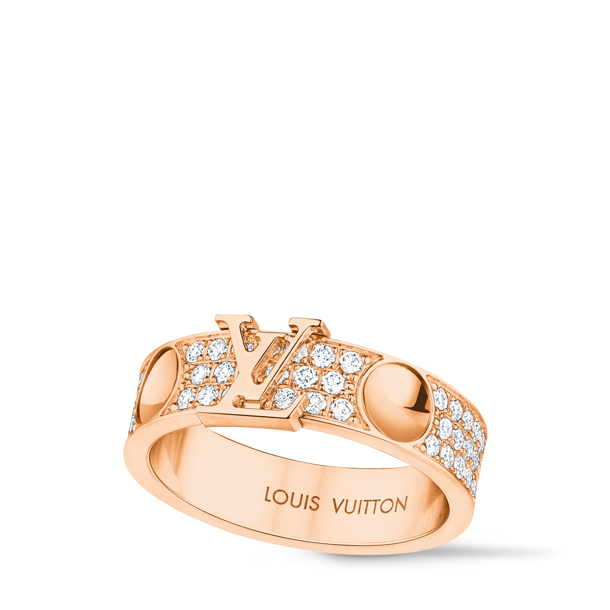 Anillo mediano Empreinte de oro rosa y diamantes  Joyería Categorías Anillos | LOUIS VUITTON (Zoom de producto)