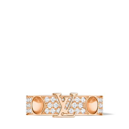 Anillo mediano Empreinte de oro rosa y diamantes Joyería Categorías Anillos | LOUIS VUITTON (Zoom de producto)