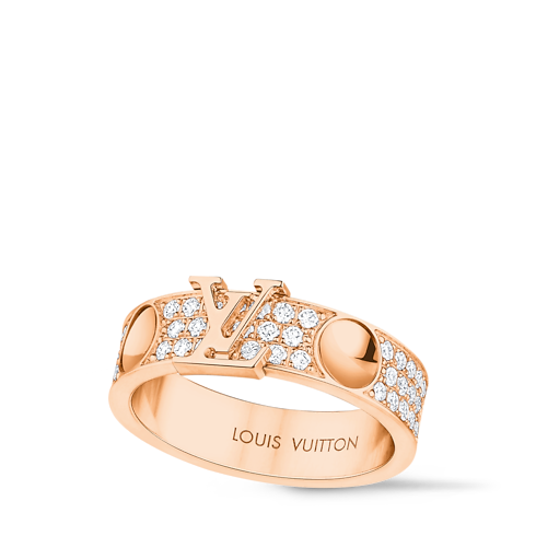 Anillo mediano Empreinte de oro rosa y diamantes Joyería Categorías Anillos | LOUIS VUITTON (Zoom de producto)