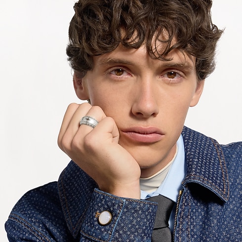 Anillo Monogram Flower S00 Hombre Accesorios Todos los accesorios | LOUIS VUITTON (Zoom de producto)