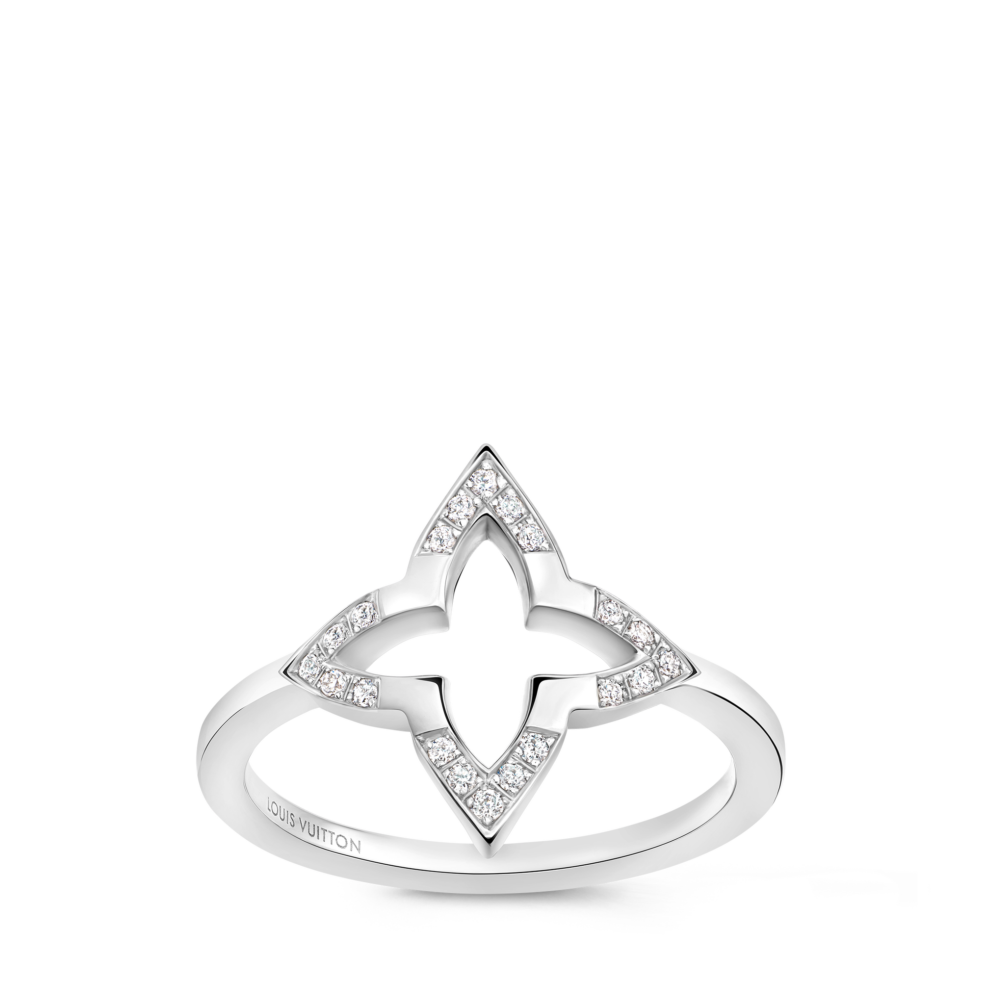 Anillo Ombre Blossom de oro blanco y diamantes  Joyería Categorías Anillos | LOUIS VUITTON (Zoom de producto)