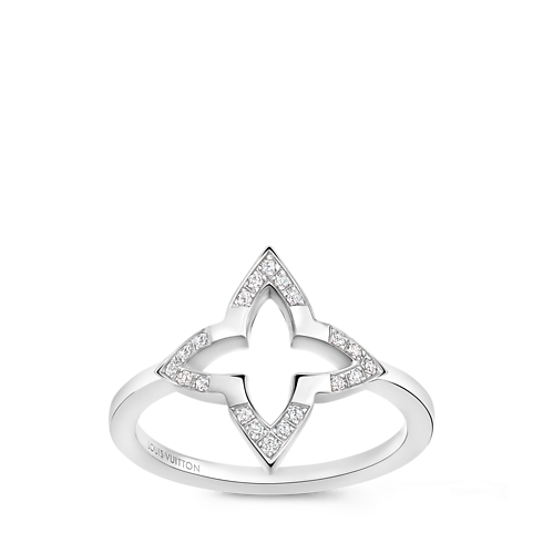Anillo Ombre Blossom de oro blanco y diamantes Joyería Categorías Anillos | LOUIS VUITTON (Zoom de producto)