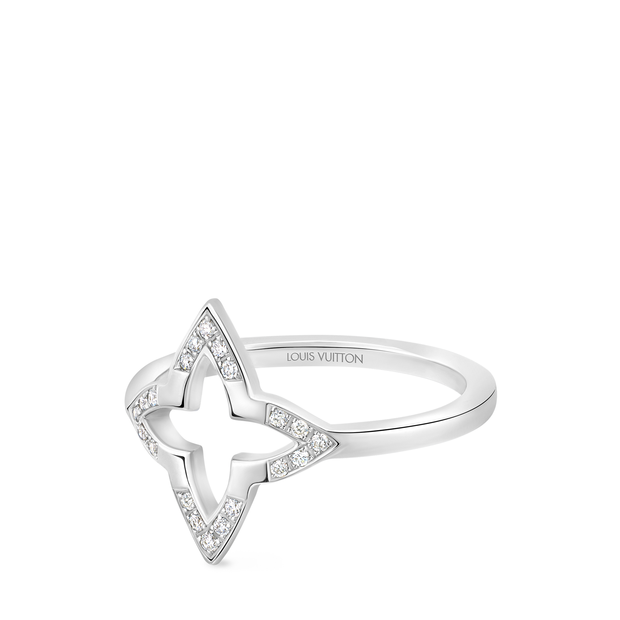 Anillo Ombre Blossom de oro blanco y diamantes  Joyería Categorías Anillos | LOUIS VUITTON (Zoom de producto)
