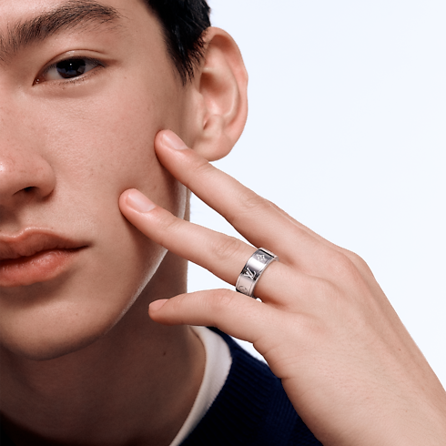 Anillo pequeño Les Gastons Vuitton de oro blanco Joyería Categorías Anillos | LOUIS VUITTON (Zoom de producto)