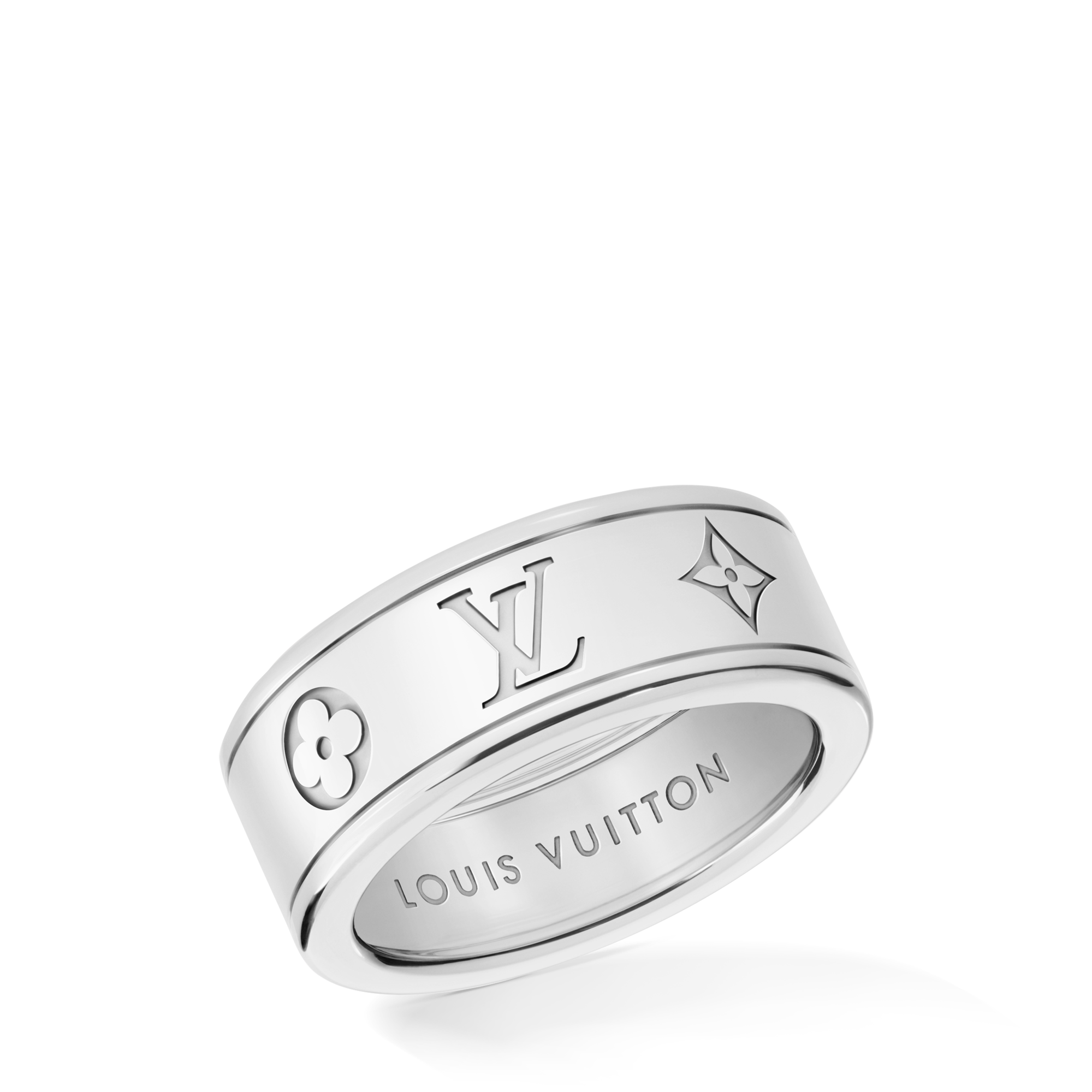 Anillo pequeño Les Gastons Vuitton de oro blanco  Joyería Categorías Anillos | LOUIS VUITTON (Zoom de producto)