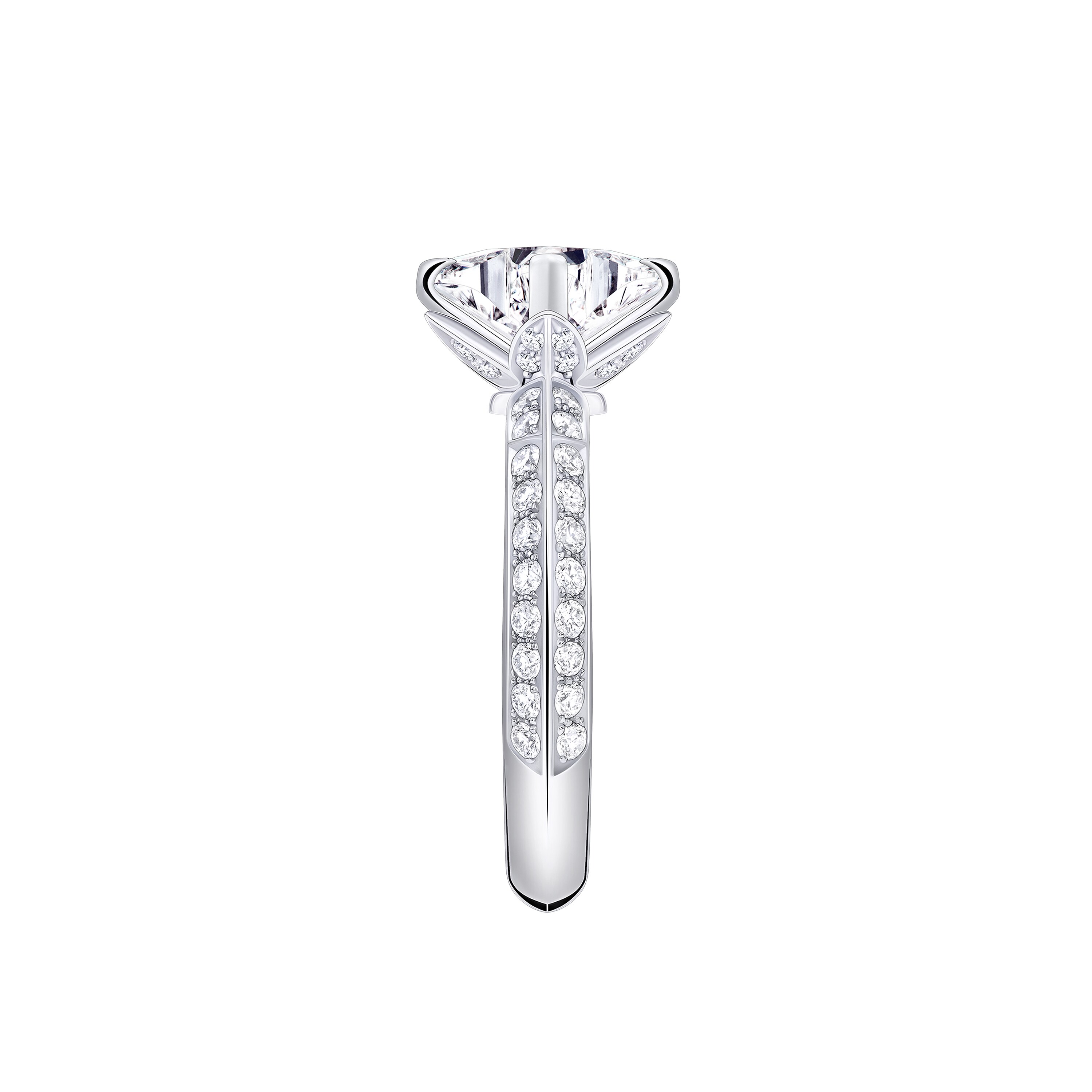 Anillo solitario con pavé LV Diamonds, talla LV Monogram Star  Joyería Colecciones LV Diamonds | LOUIS VUITTON (Zoom de producto)