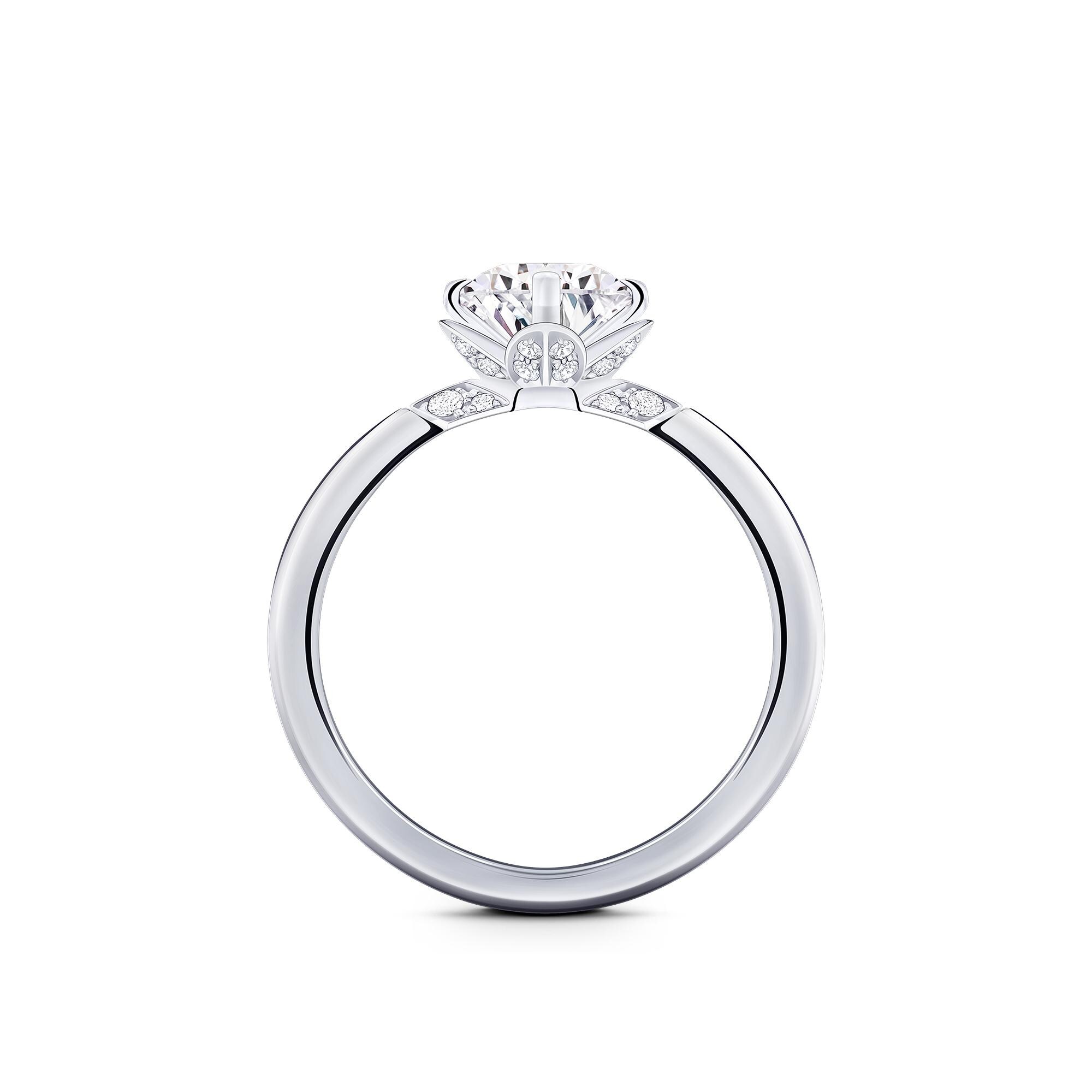Anillo solitario LV Diamonds de talla brillante  Joyería Colecciones LV Diamonds | LOUIS VUITTON (Zoom de producto)