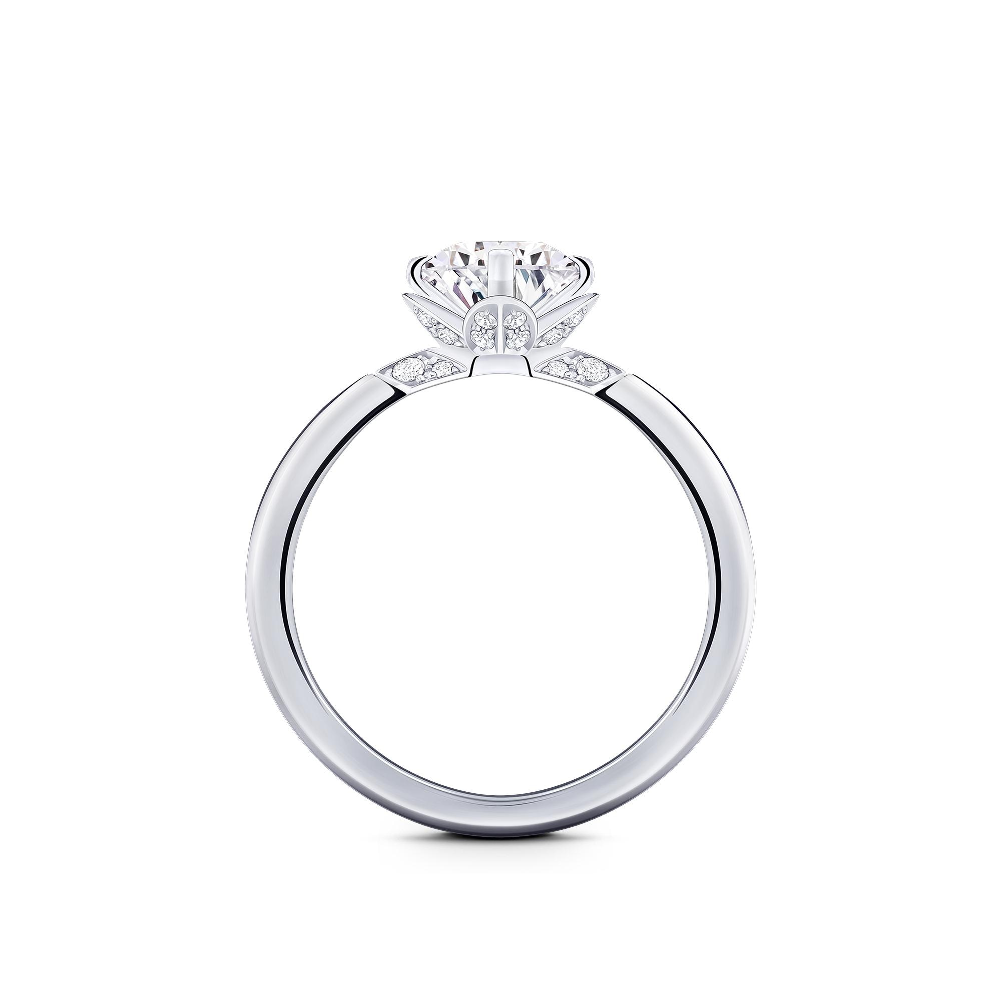 Anillo solitario LV Diamonds de talla brillante  Joyería Colecciones LV Diamonds | LOUIS VUITTON (Zoom de producto)
