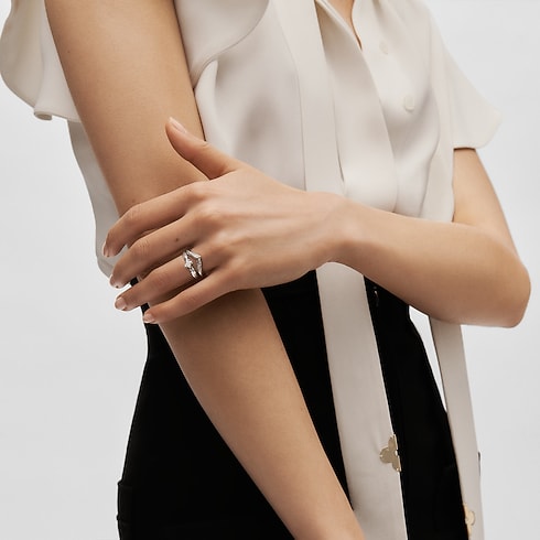 Anillo solitario LV Diamonds, talla LV Monogram Star Joyería Colecciones LV Diamonds | LOUIS VUITTON (Zoom de producto)