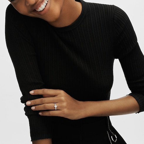 Anillo solitario LV Diamonds, talla LV Monogram Star Joyería Colecciones LV Diamonds | LOUIS VUITTON (Zoom de producto)