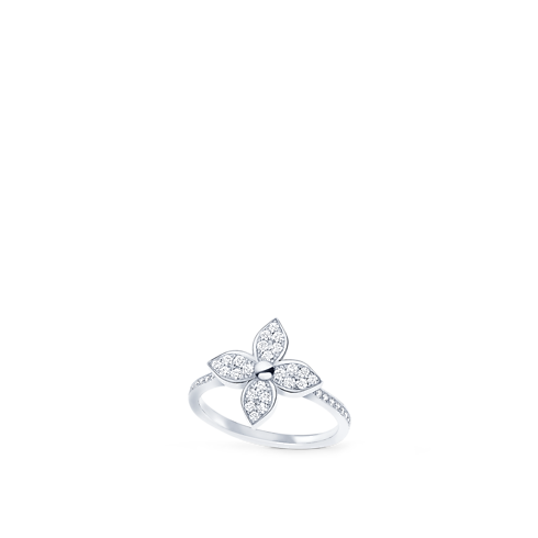 Anillo Star Blossom de oro blanco y diamantes Joyería Categorías Joyería | LOUIS VUITTON (Zoom de producto)