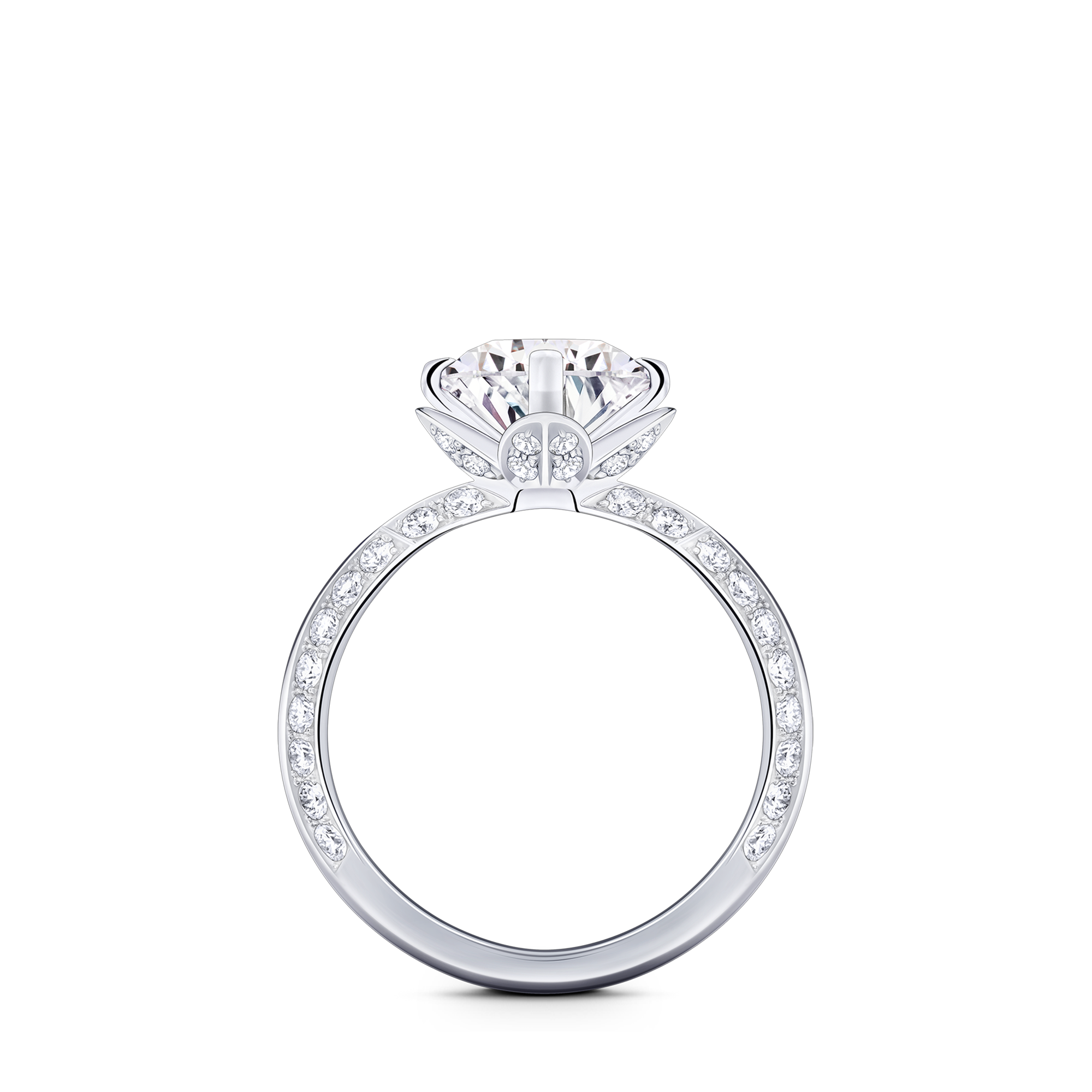 Anillo Tumbler de oro blanco y diamantes  Joyería Categorías Anillos | LOUIS VUITTON (Zoom de producto)
