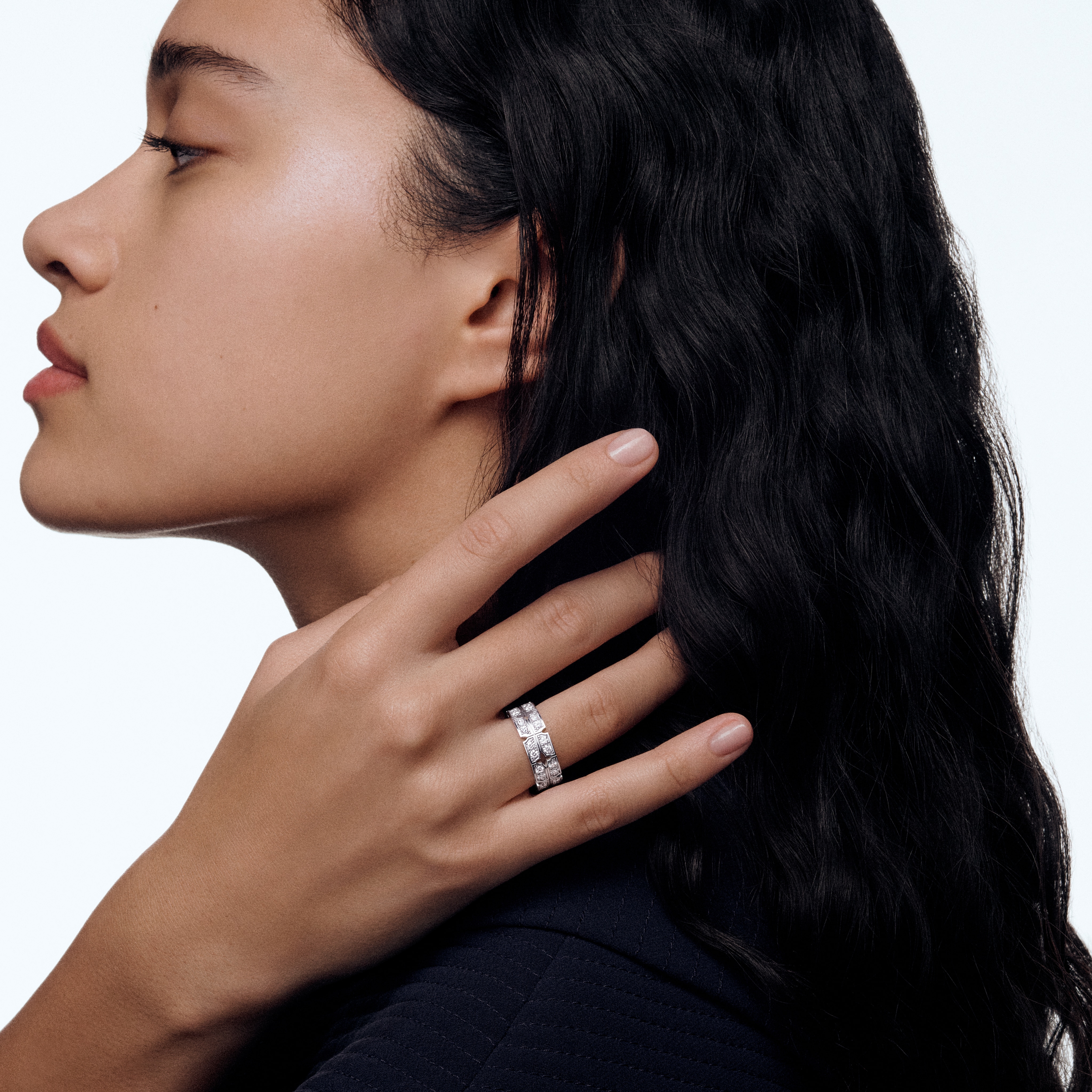 Anillo Tumbler de oro blanco y diamantes  Joyería Categorías Anillos | LOUIS VUITTON (Zoom de producto)