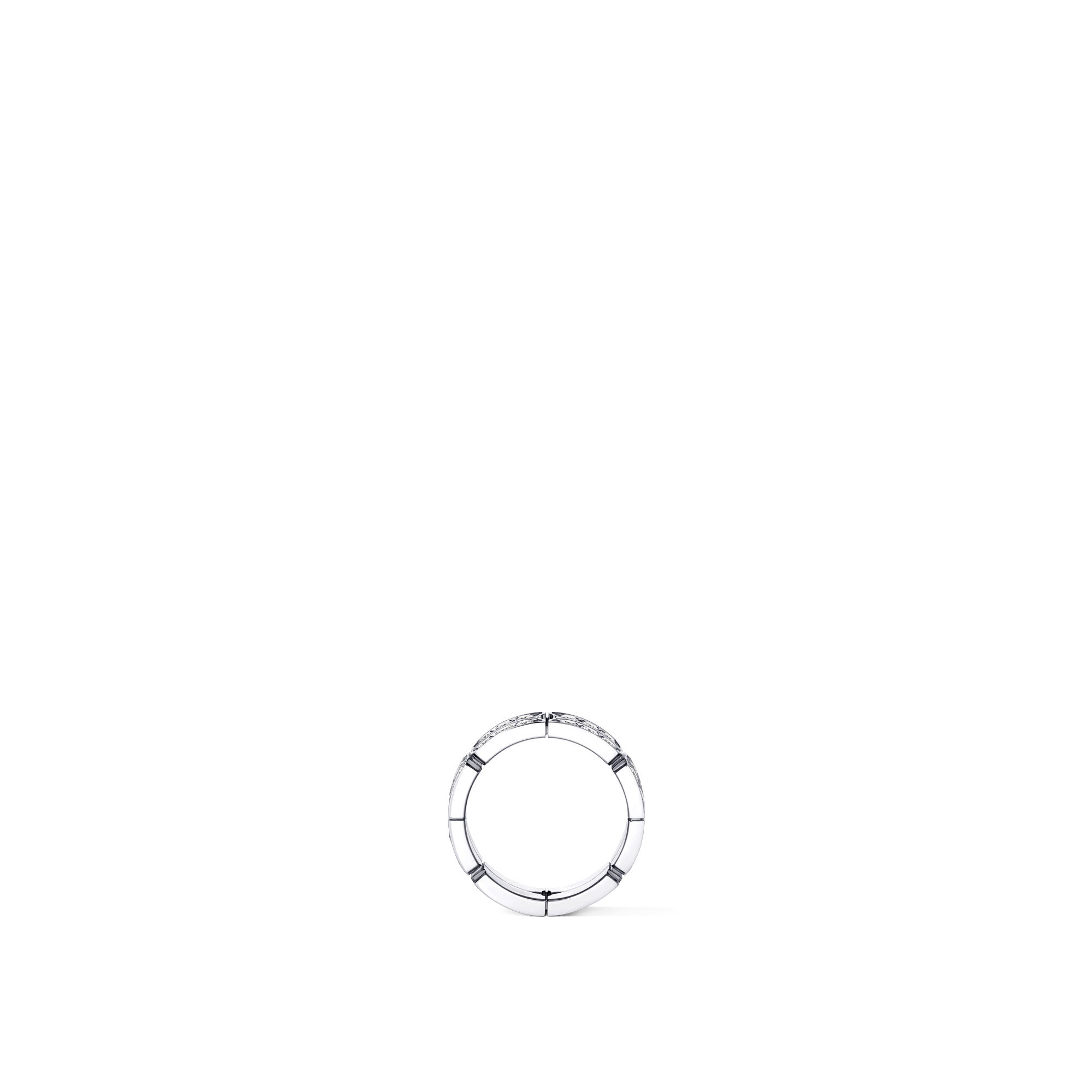 Anillo Tumbler de oro blanco y diamantes  Joyería Categorías Anillos | LOUIS VUITTON (Zoom de producto)
