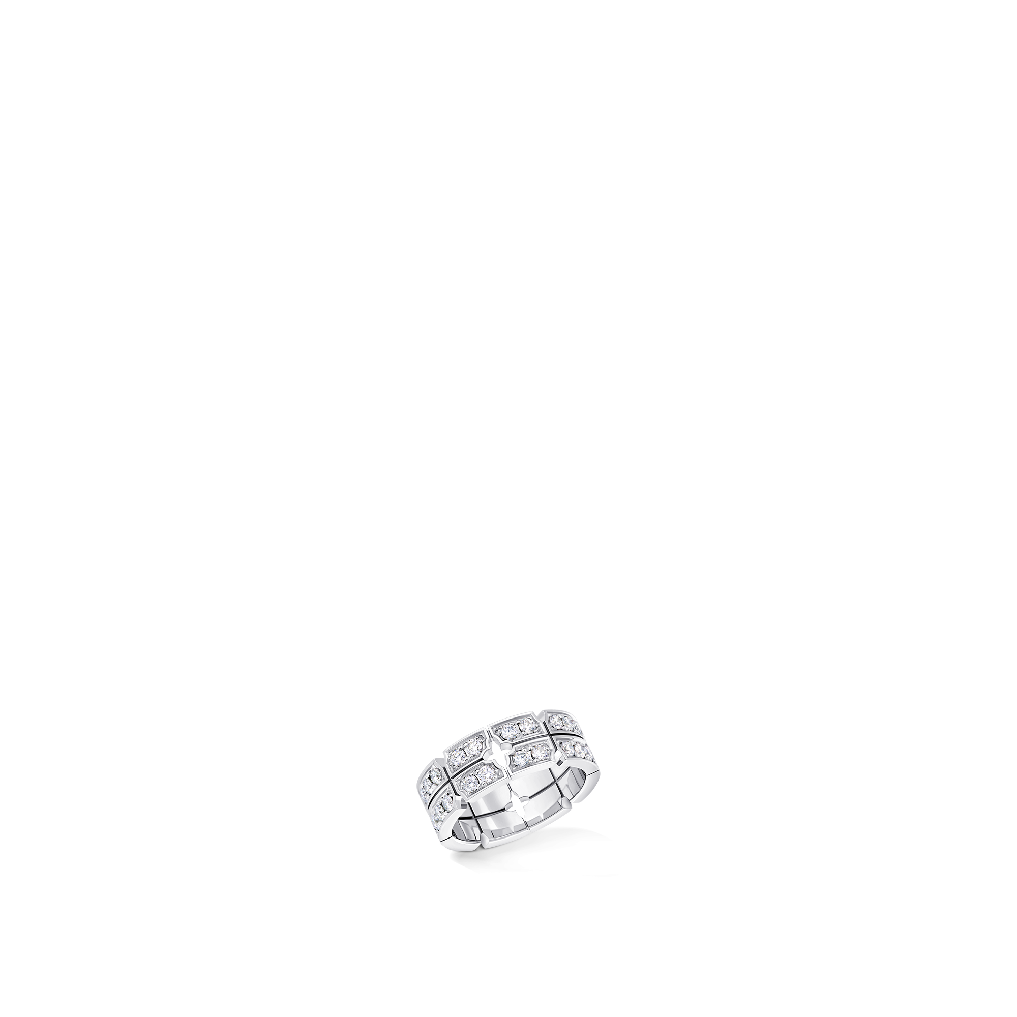 Anillo Tumbler de oro blanco y diamantes  Joyería Categorías Anillos | LOUIS VUITTON (Zoom de producto)