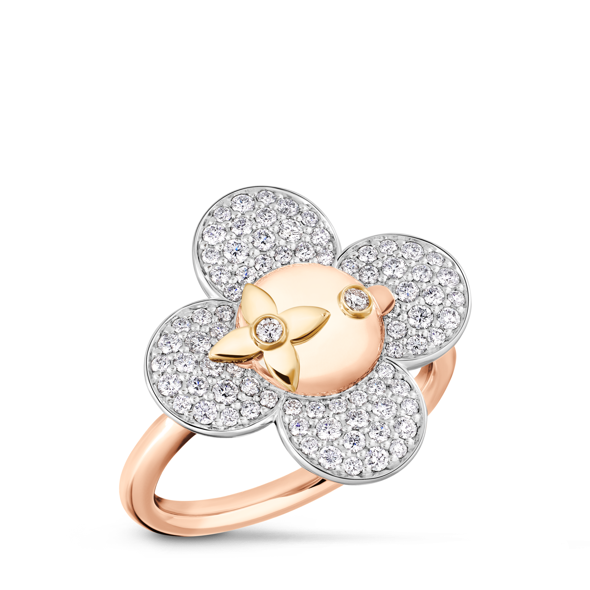 Anillo Vivienne de tres oros y diamantes  Joyería Categorías Anillos | LOUIS VUITTON (Zoom de producto)