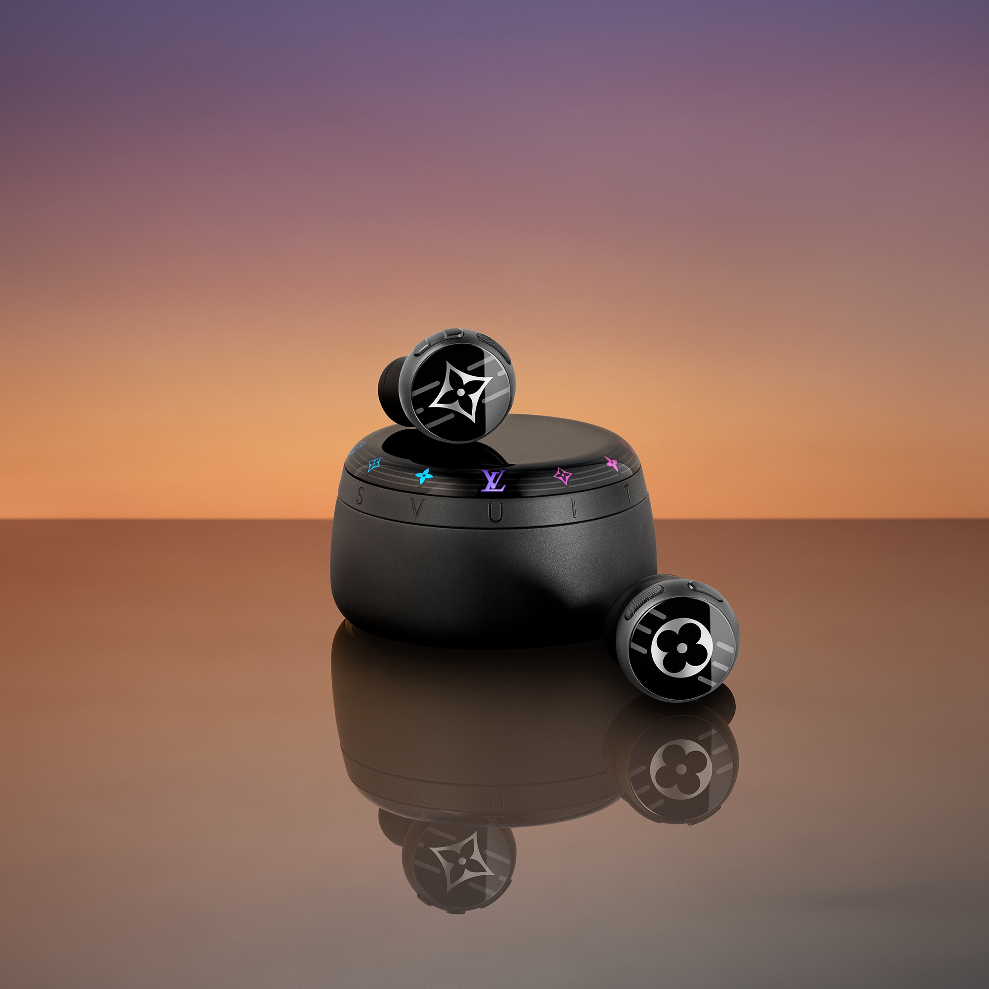 Auriculares Louis Vuitton Horizon Light Up - Negro  Baúles, Viaje y Hogar Accesorios tecnológicos Audio, relojes conectados y accesorios | LOUIS VUITTON (Zoom de producto)
