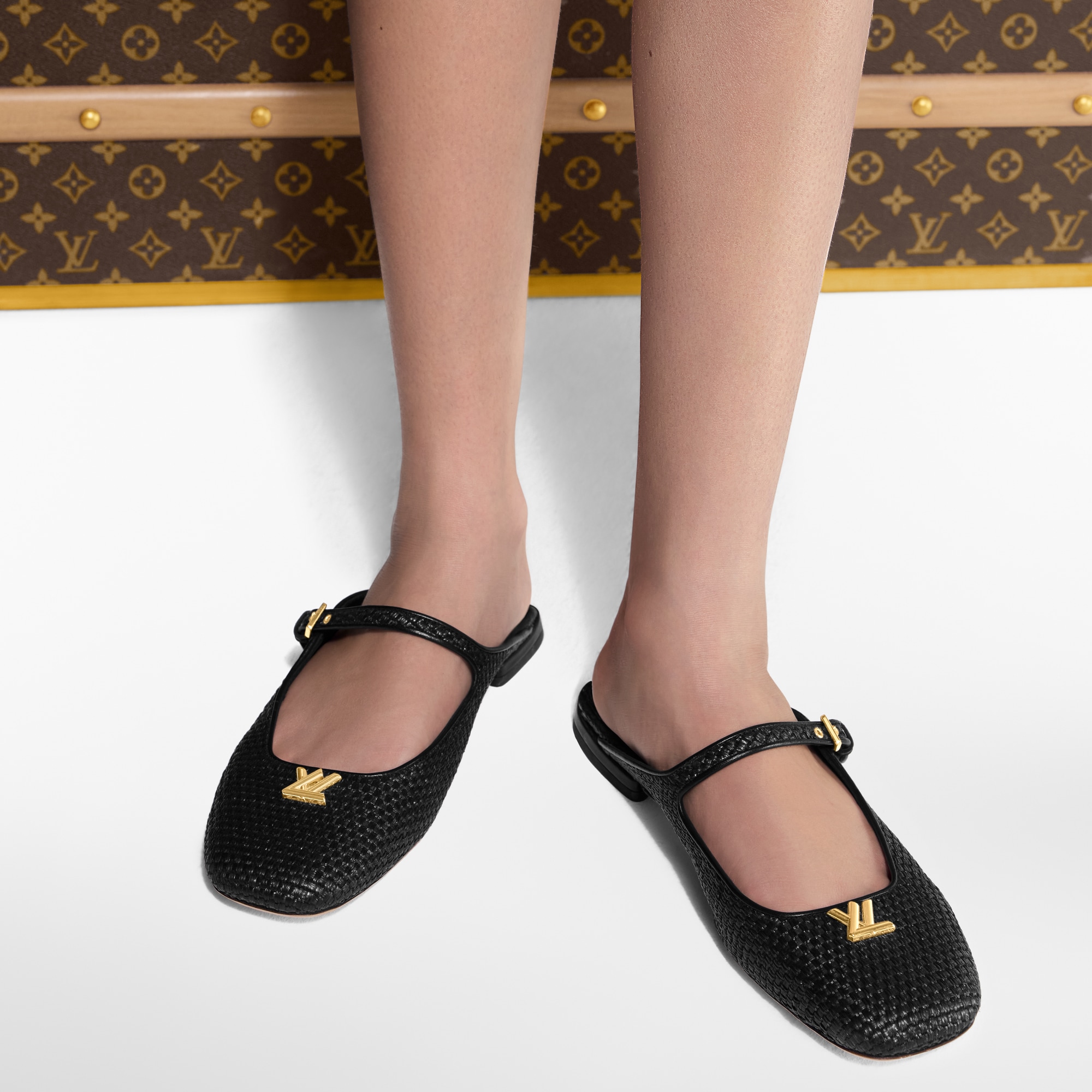 Bailarina destalonada Swing  Mujer Zapatos Mocasines y bailarinas | LOUIS VUITTON (Zoom de producto)