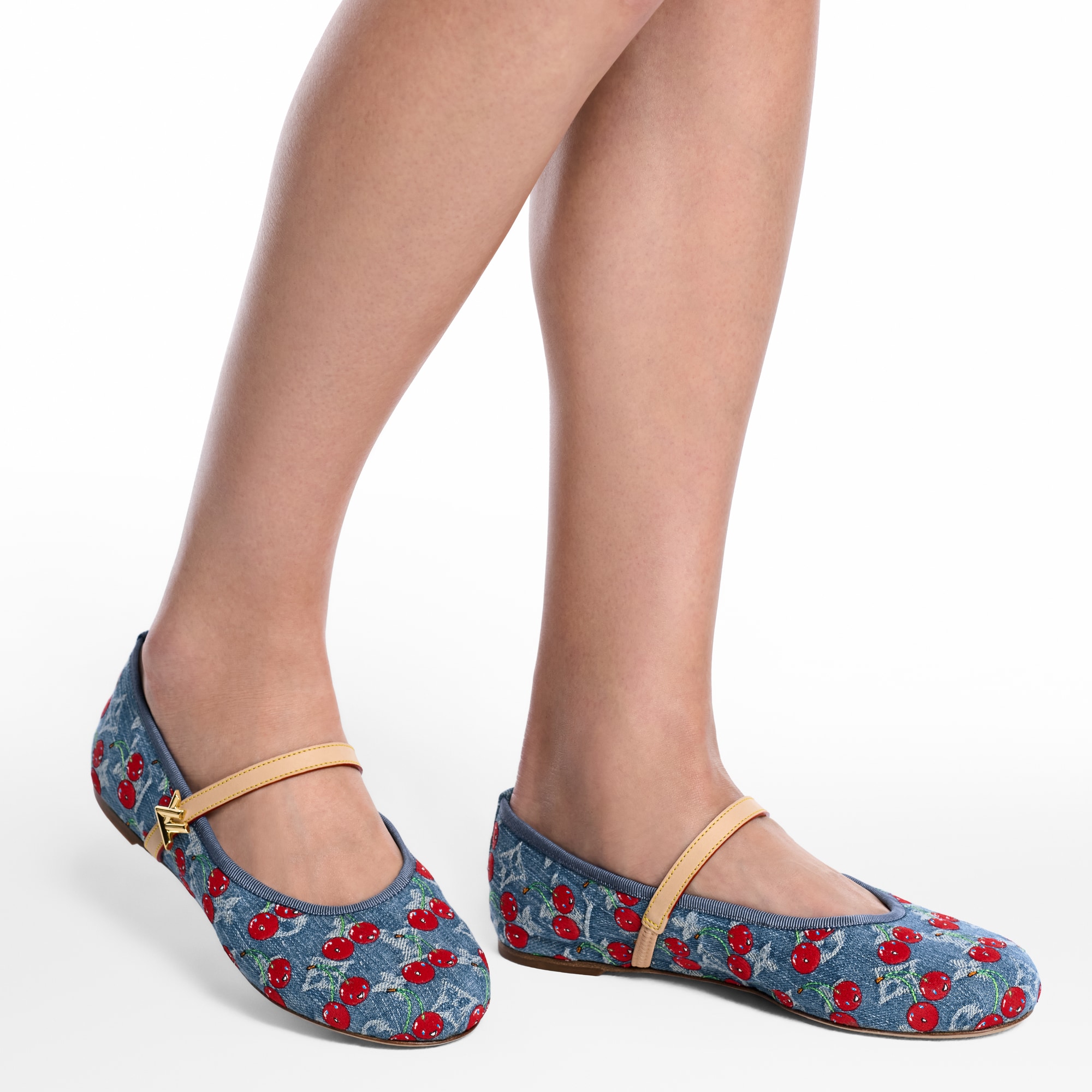 Bailarina plana Romy LV x TM  Mujer Zapatos Mocasines y bailarinas | LOUIS VUITTON (Zoom de producto)