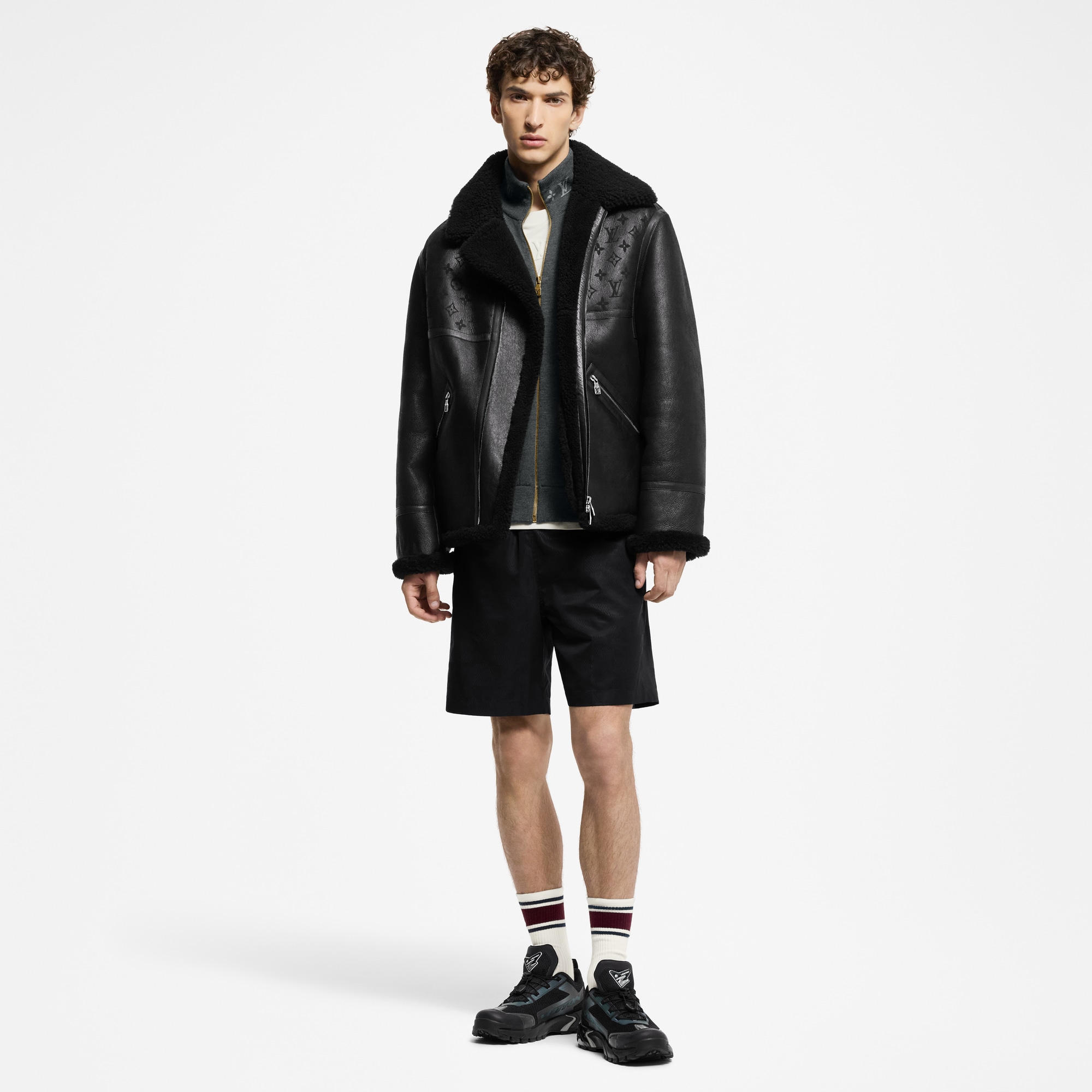 Bañador de nailon con motivo Damier  Hombre Prêt-à-Porter Trajes de baños | LOUIS VUITTON (Zoom de producto)