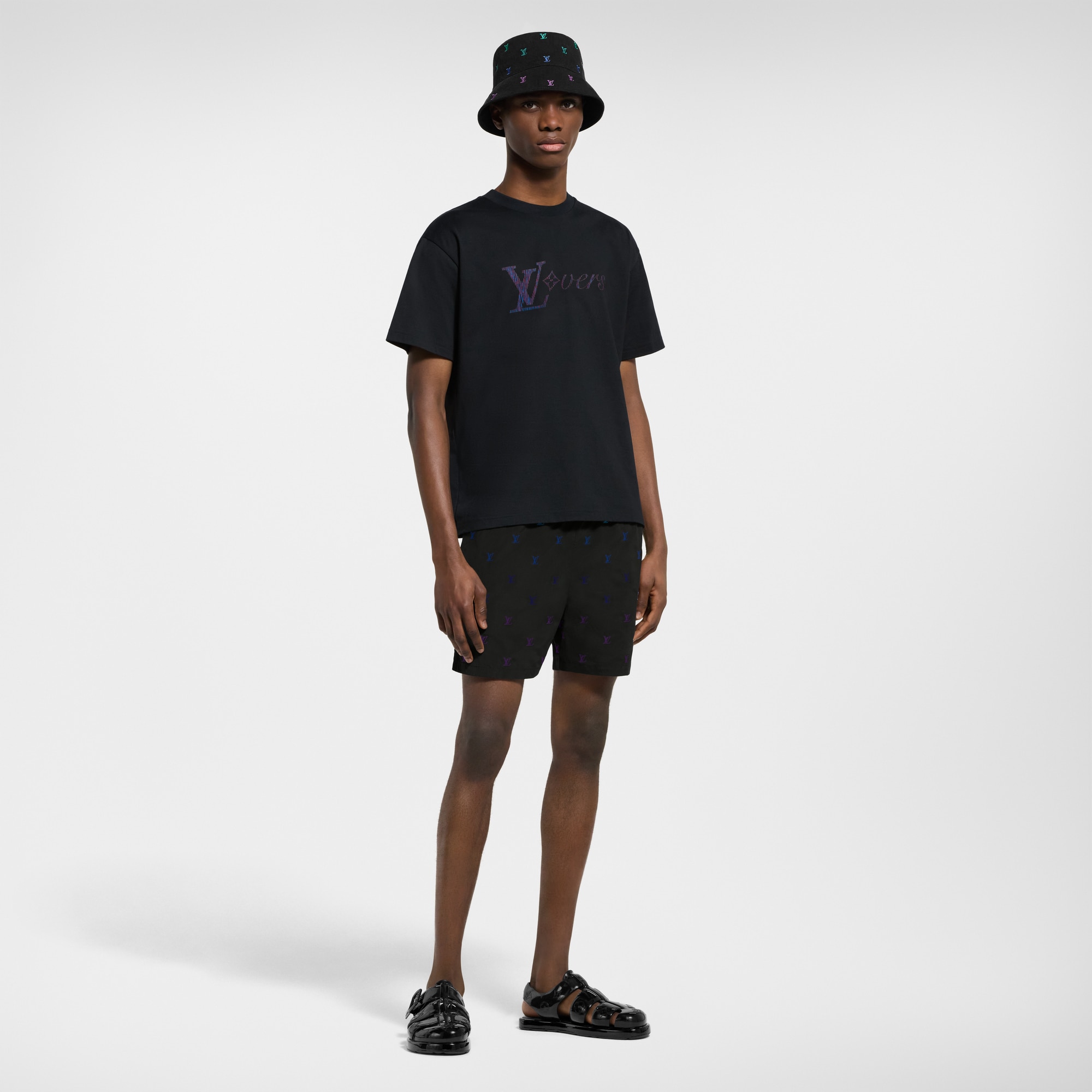 Bañador LV Blason bordado  Hombre Prêt-à-Porter Trajes de baños | LOUIS VUITTON (Zoom de producto)