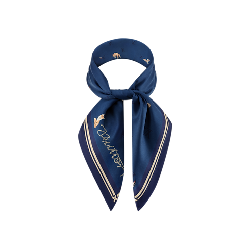 Bandana Animal Blason S00 Hombre Accesorios Seda y bandanas | LOUIS VUITTON (Zoom de producto)