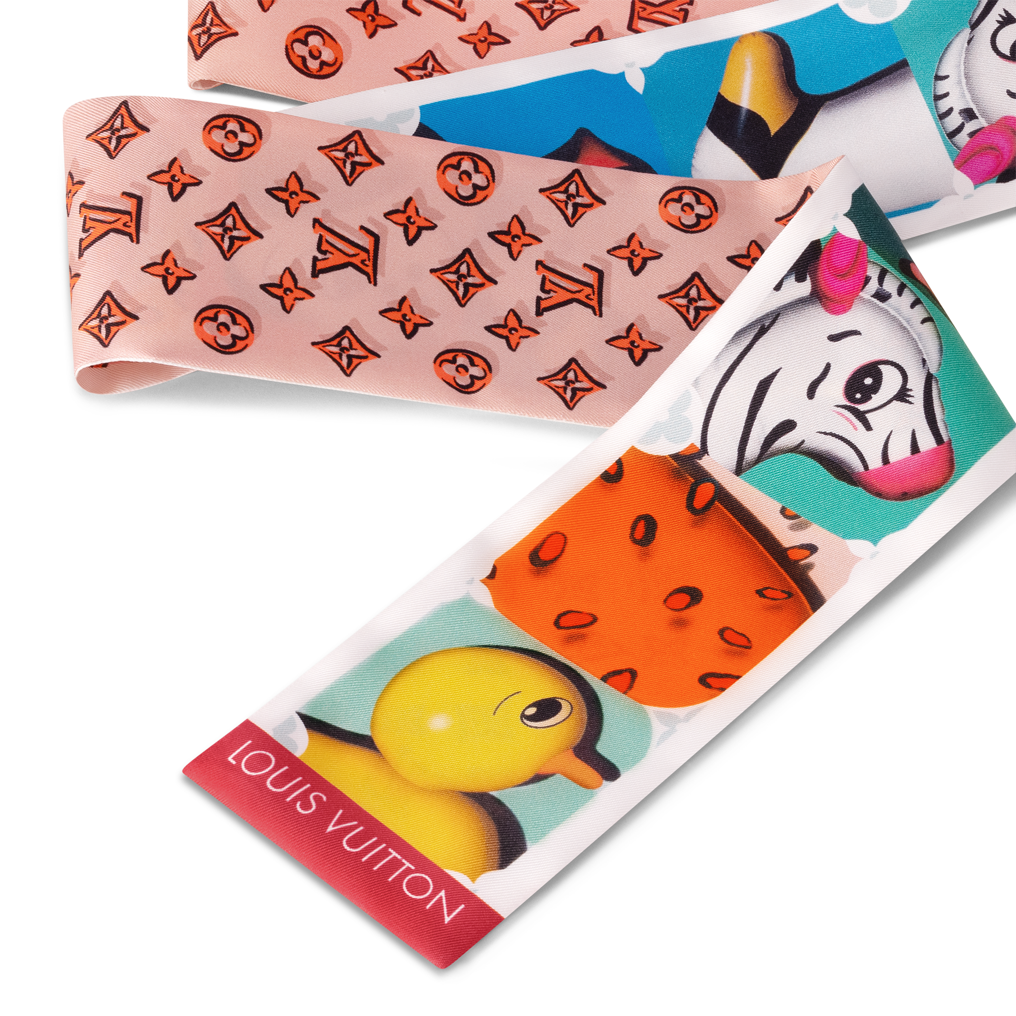 Bandana Animogram Portrait S00 Mujer Accesorios Pañuelos de seda y bandanas | LOUIS VUITTON (Zoom de producto)