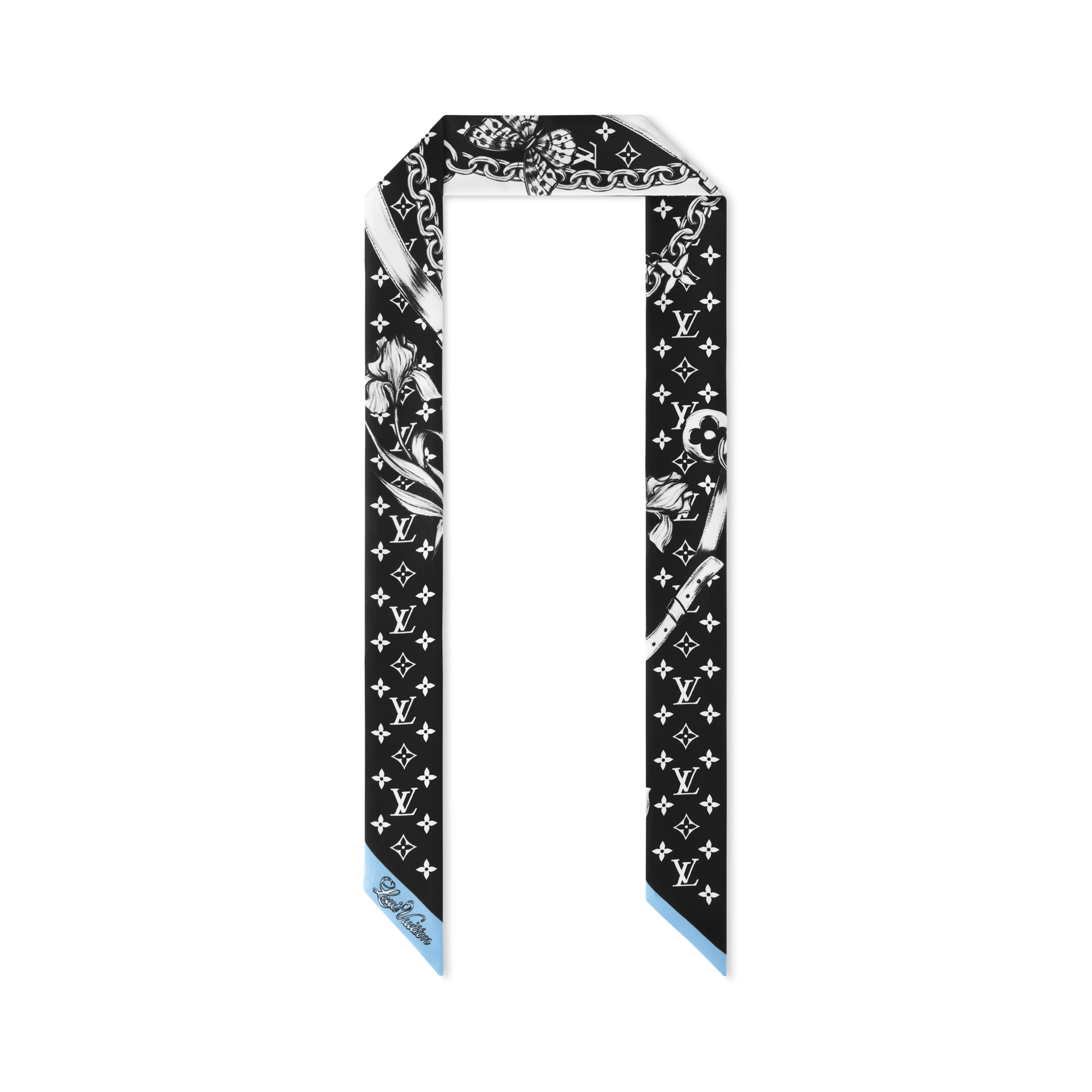 Bandana Blooming Monogram BB S00 Mujer Accesorios Pañuelos de seda y bandanas | LOUIS VUITTON (Zoom de producto)