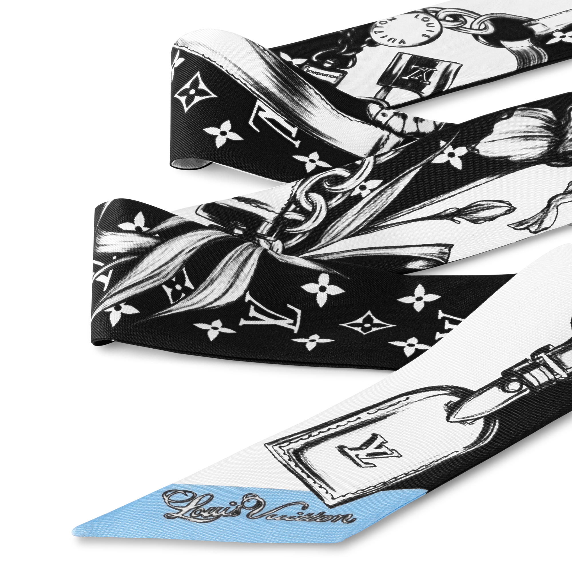 Bandana Blooming Monogram BB S00 Mujer Accesorios Pañuelos de seda y bandanas | LOUIS VUITTON (Zoom de producto)