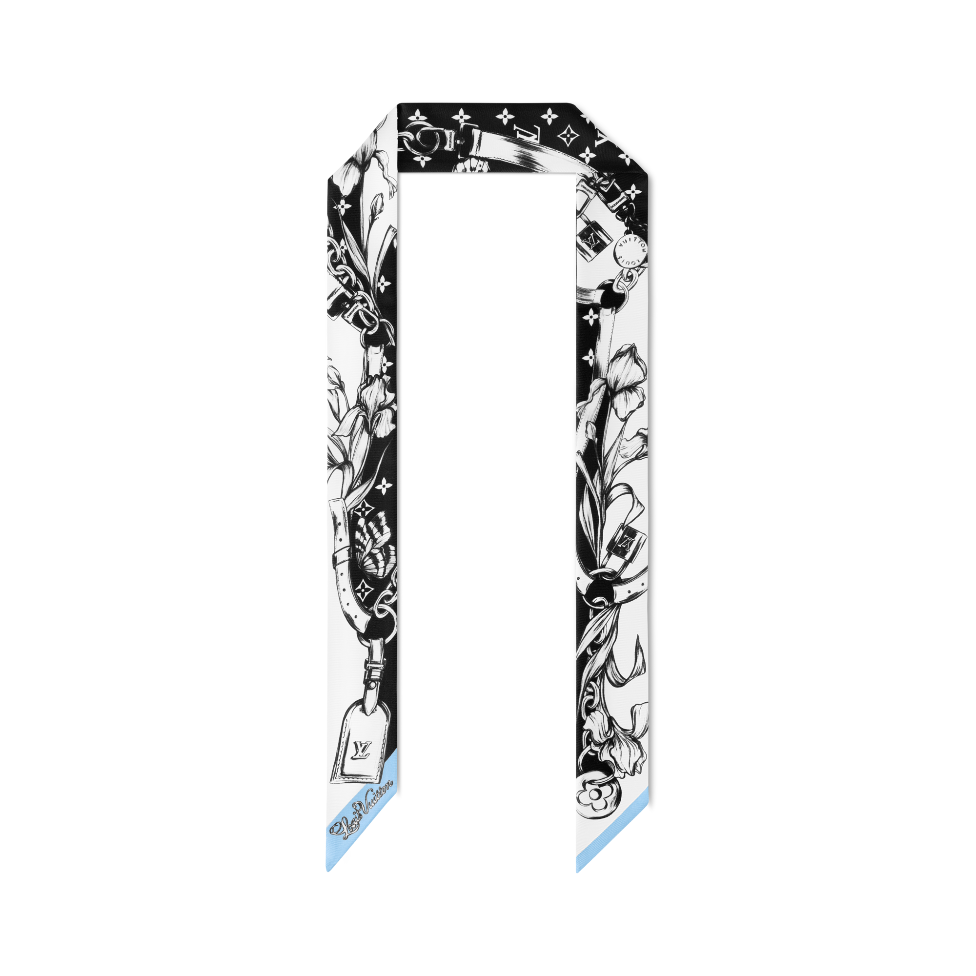 Bandana Blooming Monogram BB S00 Mujer Accesorios Pañuelos de seda y bandanas | LOUIS VUITTON (Zoom de producto)