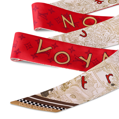 Bandana Bon Voyage BB S00 Mujer Accesorios Pañuelos de seda y bandanas | LOUIS VUITTON (Zoom de producto)