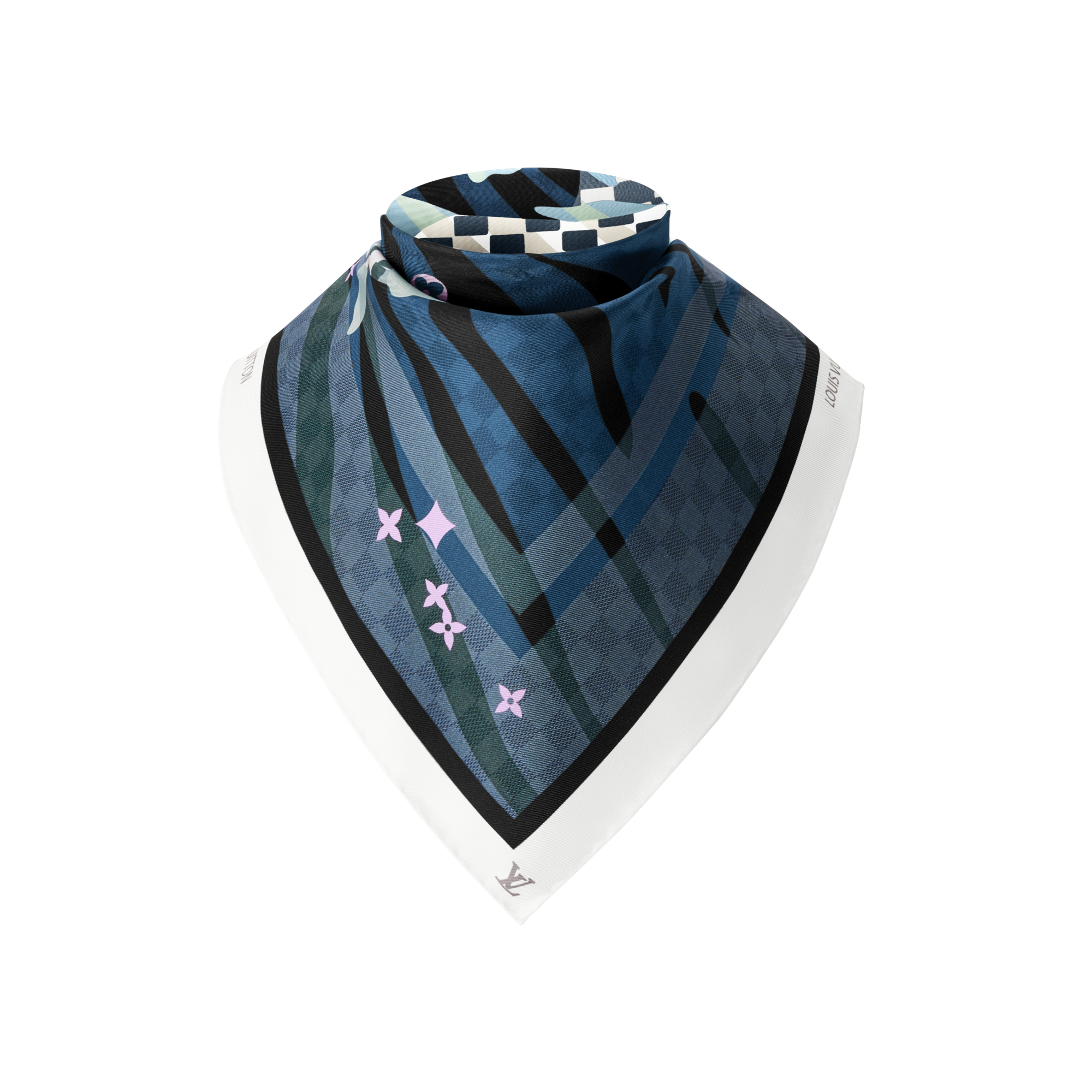 Bandana Damier Koi S00 Hombre Accesorios Seda y bandanas | LOUIS VUITTON (Zoom de producto)