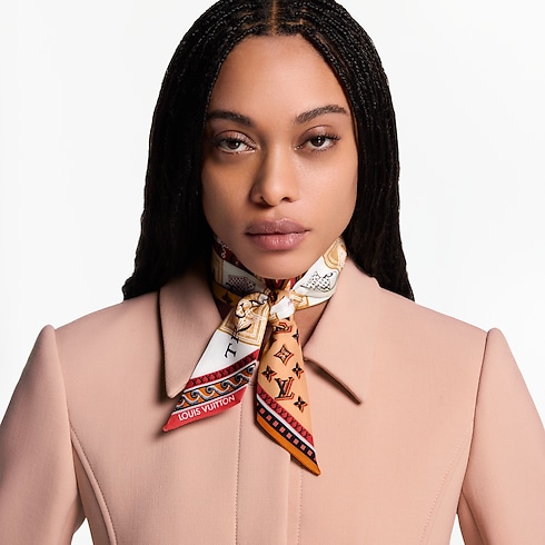 Bandana Damiergram BB S00 Mujer Accesorios Pañuelos de seda y bandanas | LOUIS VUITTON (Zoom de producto)