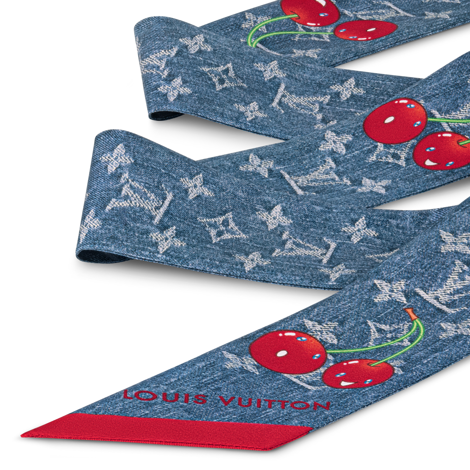 Bandana Denim Cerise LV x TM S00 Mujer Accesorios Pañuelos de seda y bandanas | LOUIS VUITTON (Zoom de producto)