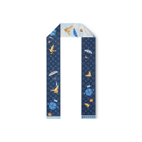 Bandana From The Cloud S00 Mujer Accesorios Pañuelos de seda y bandanas | LOUIS VUITTON (Zoom de producto)
