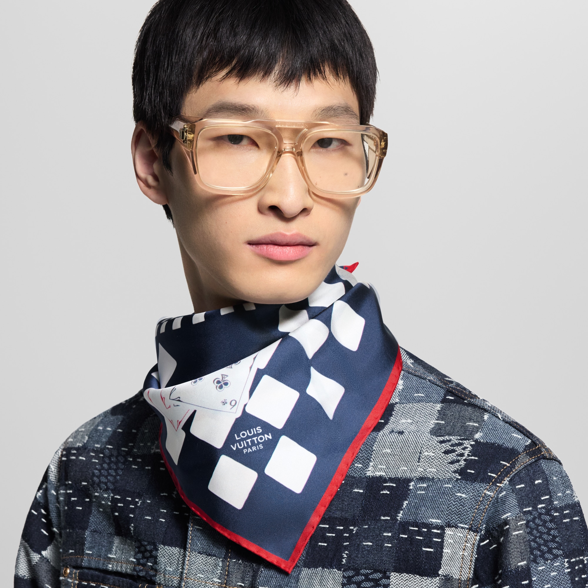 Bandana Game Scene S00 Hombre Accesorios Seda y bandanas | LOUIS VUITTON (Zoom de producto)