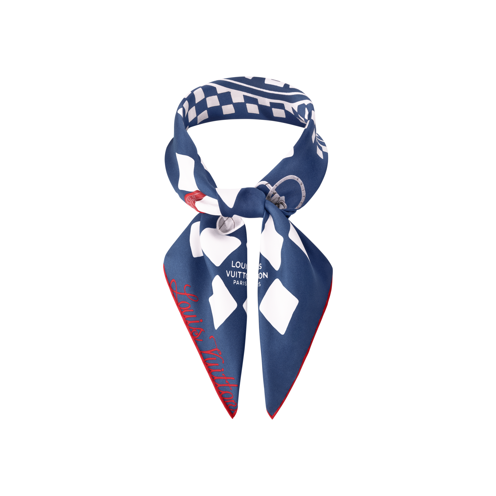 Bandana Game Scene S00 Hombre Accesorios Seda y bandanas | LOUIS VUITTON (Zoom de producto)