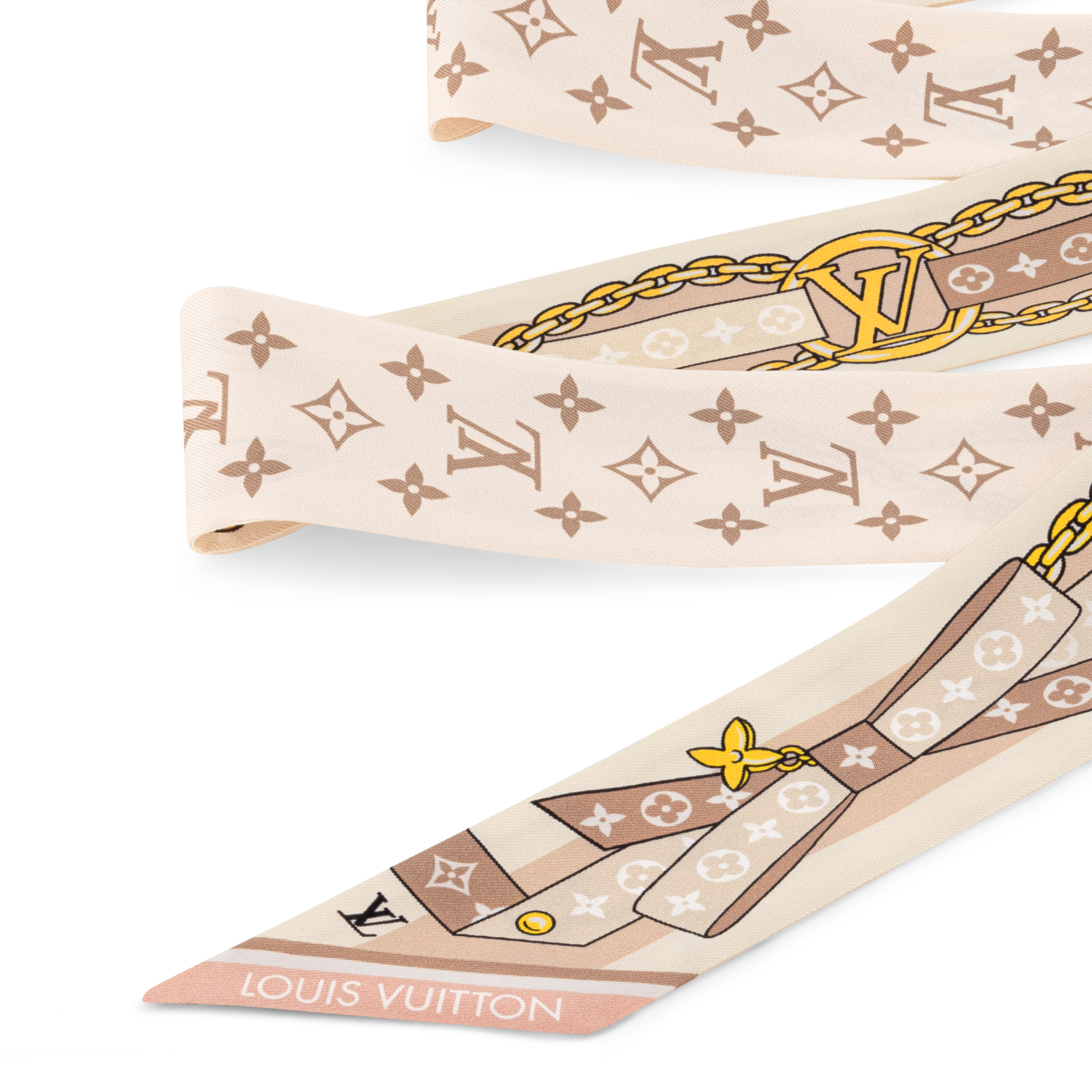Bandana LV Bow BB S00 Mujer Accesorios Pañuelos de seda y bandanas | LOUIS VUITTON (Zoom de producto)