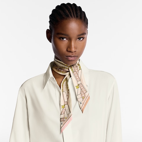 Bandana LV Bow BB S00 Mujer Accesorios Pañuelos de seda y bandanas | LOUIS VUITTON (Zoom de producto)