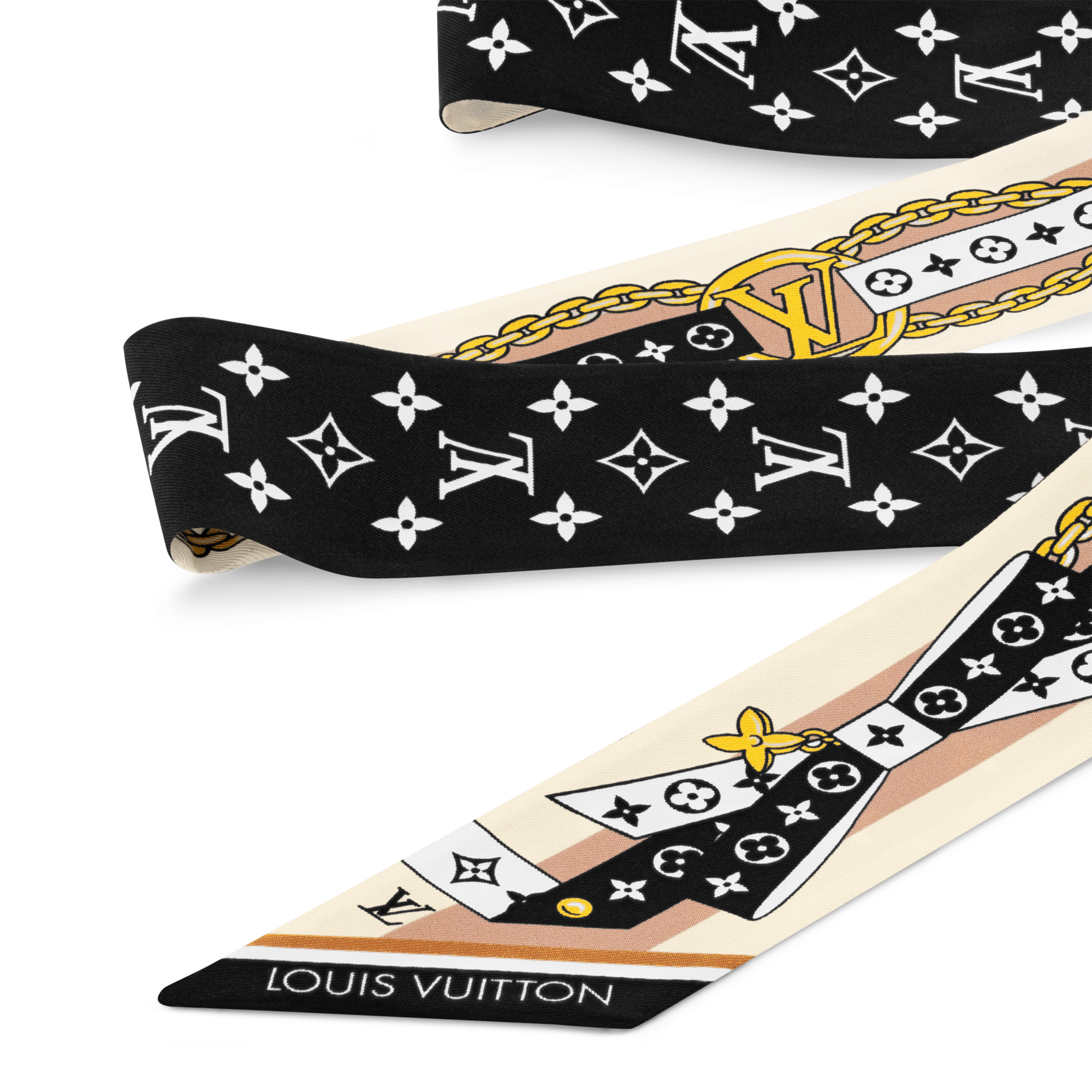 Bandana LV Bow BB S00 Mujer Accesorios Pañuelos de seda y bandanas | LOUIS VUITTON (Zoom de producto)