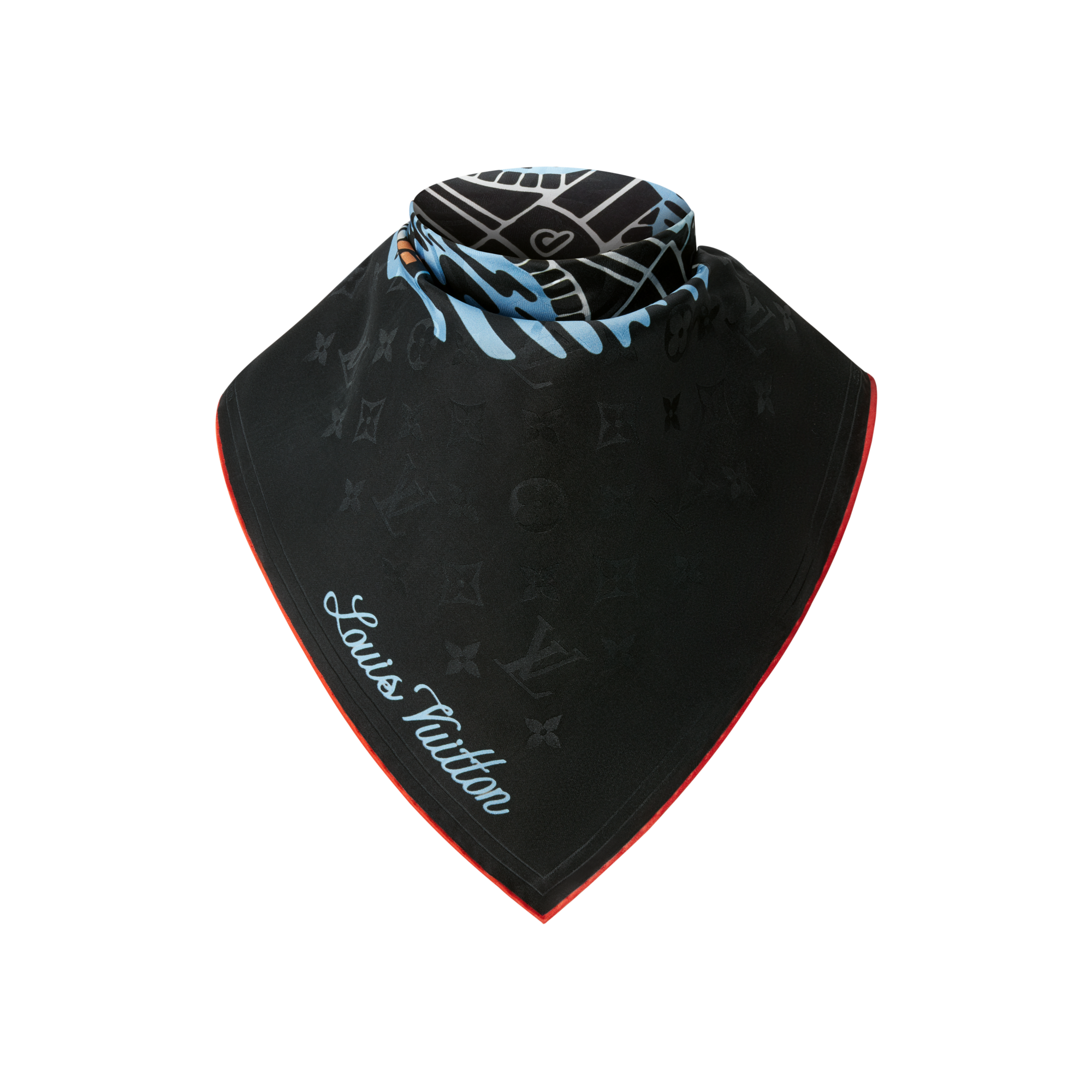 Bandana LV City Stamp S00 Hombre Accesorios Seda y bandanas | LOUIS VUITTON (Zoom de producto)