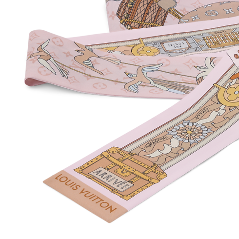 Bandana LV Journey S00 Mujer Accesorios Pañuelos de seda y bandanas | LOUIS VUITTON (Zoom de producto)