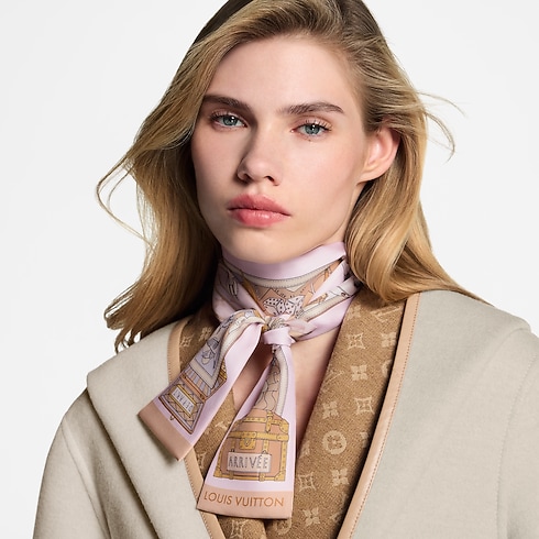 Bandana LV Journey S00 Mujer Accesorios Pañuelos de seda y bandanas | LOUIS VUITTON (Zoom de producto)