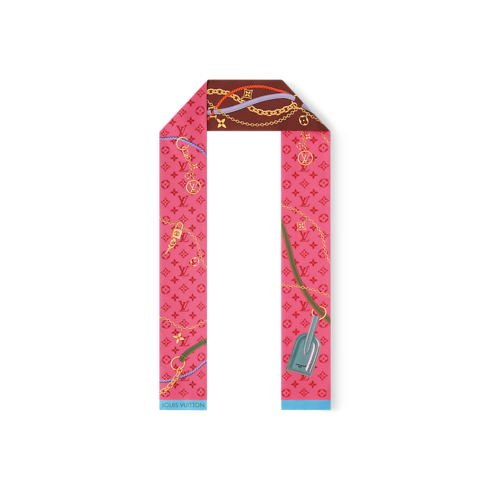 Bandana LV Strap S00 Mujer Accesorios Pañuelos de seda y bandanas | LOUIS VUITTON (Zoom de producto)