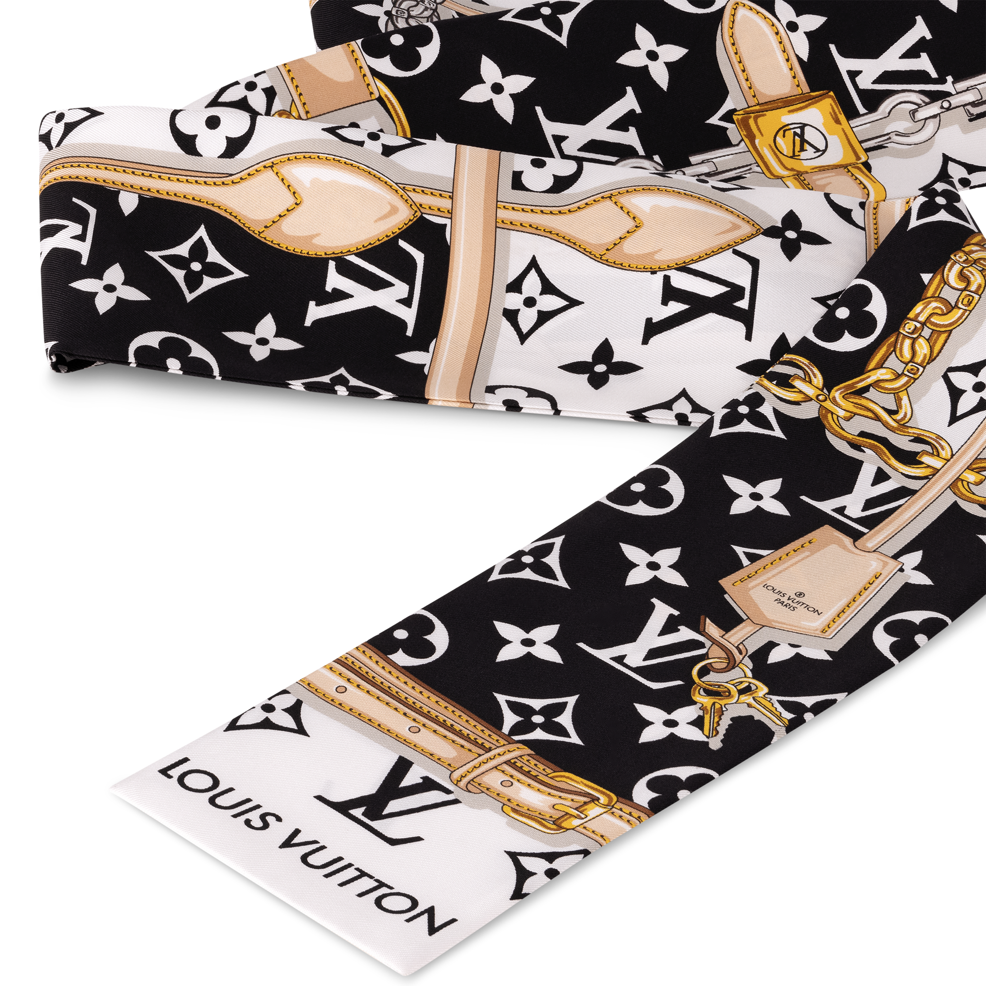 Bandana Monogram Confidential S00 Mujer Accesorios Pañuelos de seda y bandanas | LOUIS VUITTON (Zoom de producto)