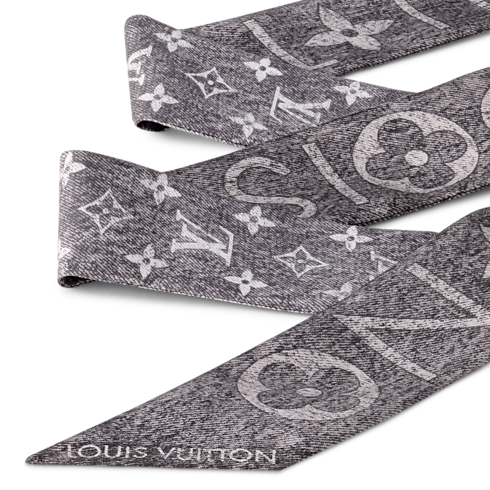 Bandana Monogram Infinity Denim BB S00 Mujer Accesorios Pañuelos de seda y bandanas | LOUIS VUITTON (Zoom de producto)