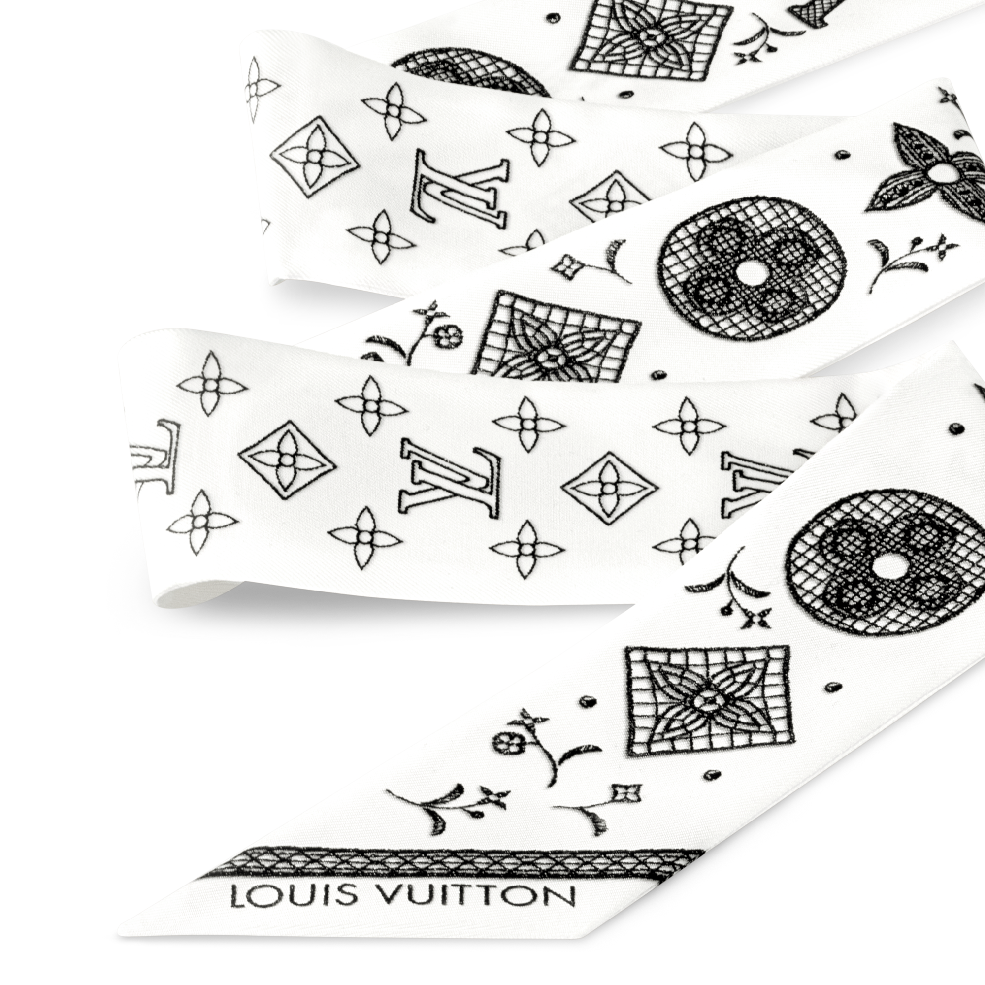 Bandana Monogram Romance BB S00 Mujer Accesorios Pañuelos de seda y bandanas | LOUIS VUITTON (Zoom de producto)