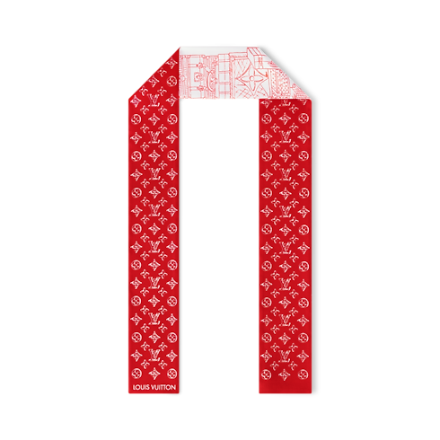 Bandana My LV Luggage S00 Mujer Accesorios Pañuelos de seda y bandanas | LOUIS VUITTON (Zoom de producto)